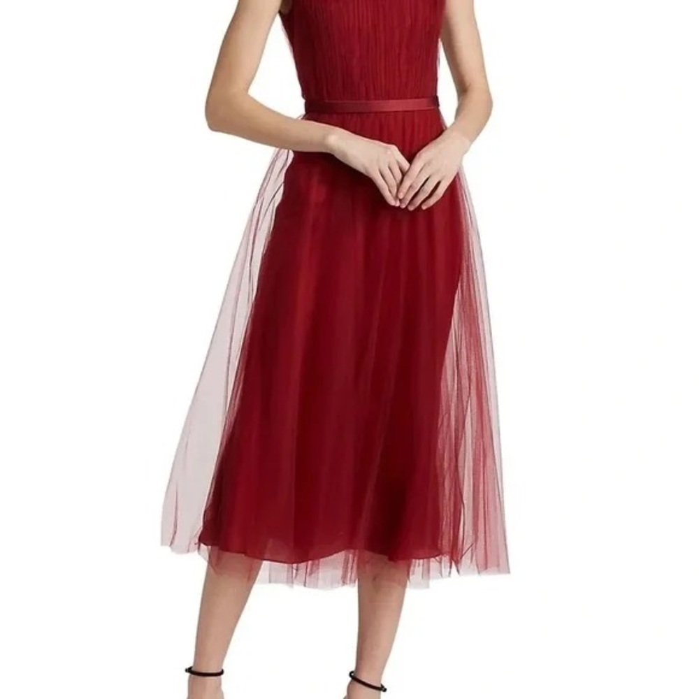 Jason Wu Collection tulle fit and flare midi dress